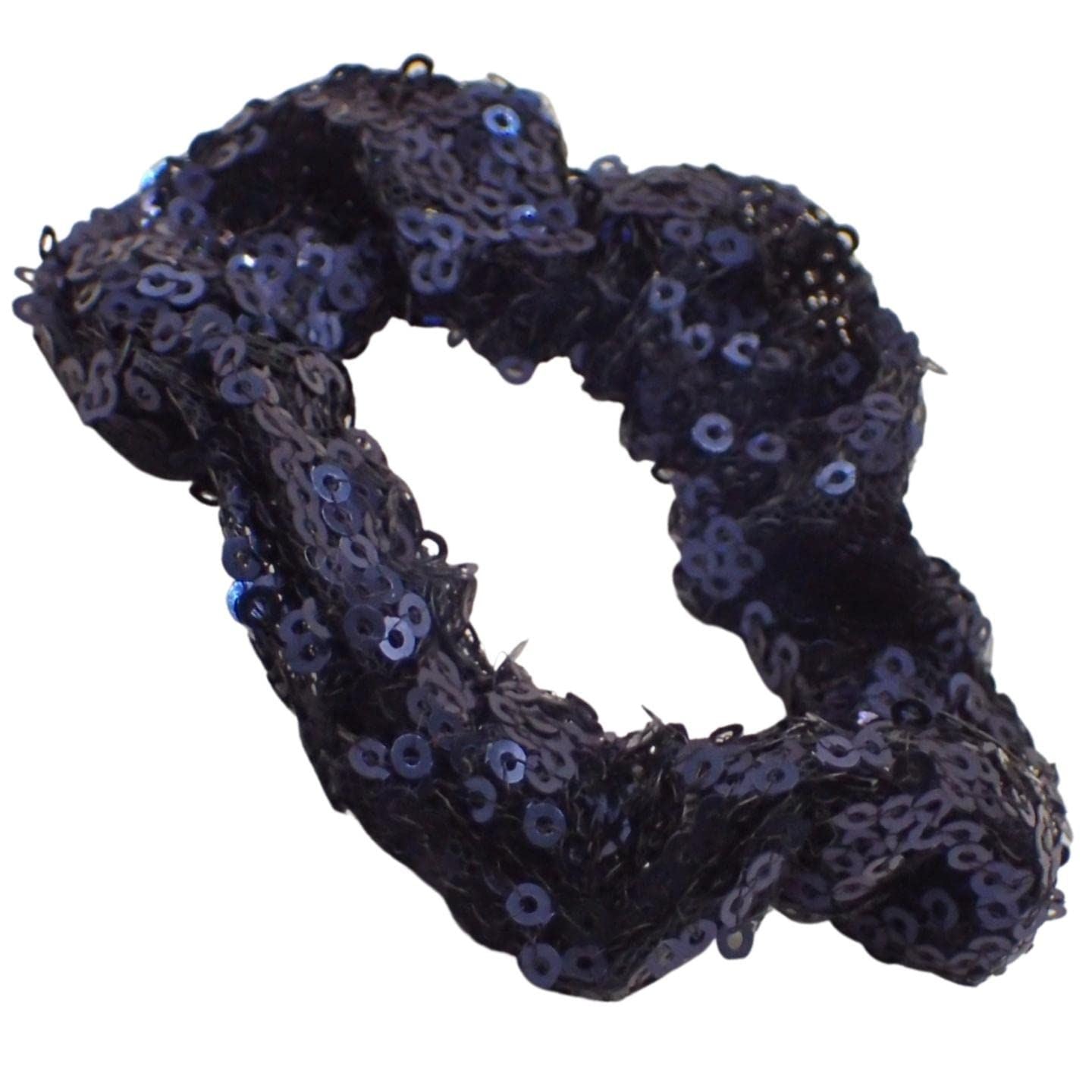 Sparkly Sequin Scrunchies Set of 2, Scrunchie for Girls Hair, Hair Tinsel Alternative, Sequins Bobble for Christmas, Hair Sequins for Girls & Women Bobbles, Xmas Hairstyle